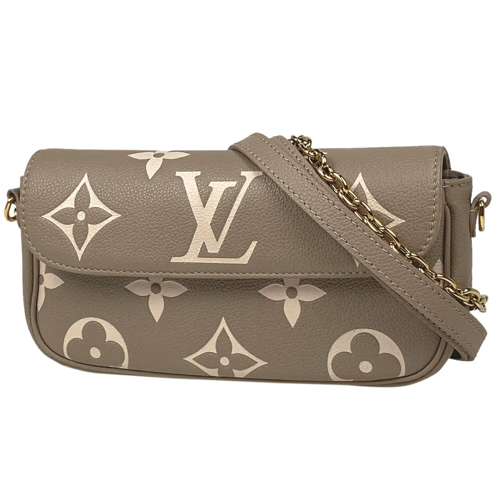 Louis Vuitton Wallet on Chain Ivy Handbag Shoulder Bag Bicolor Empreinte - Picture 1 of 7